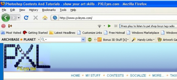 Creation of Logo PXL: Step 2